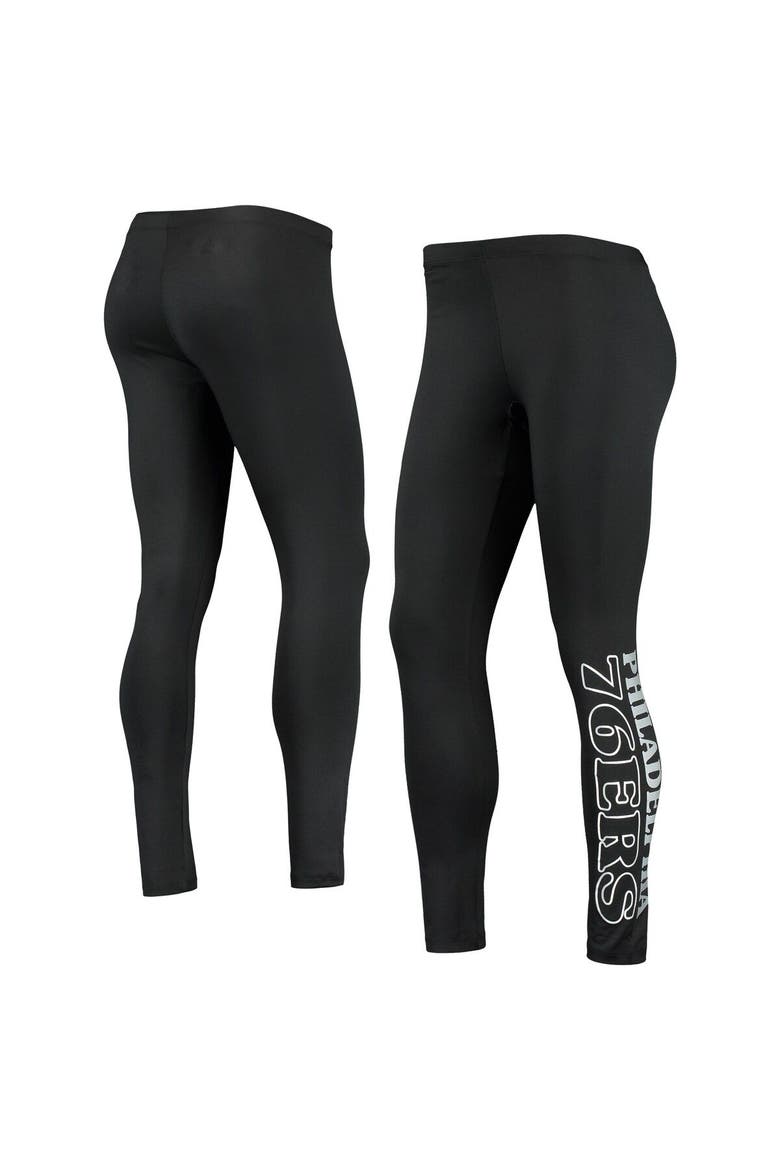 Women's G-III Sports by Carl Banks Black Philadelphia 76ers Stadium Leggings, Alternate, color, Black