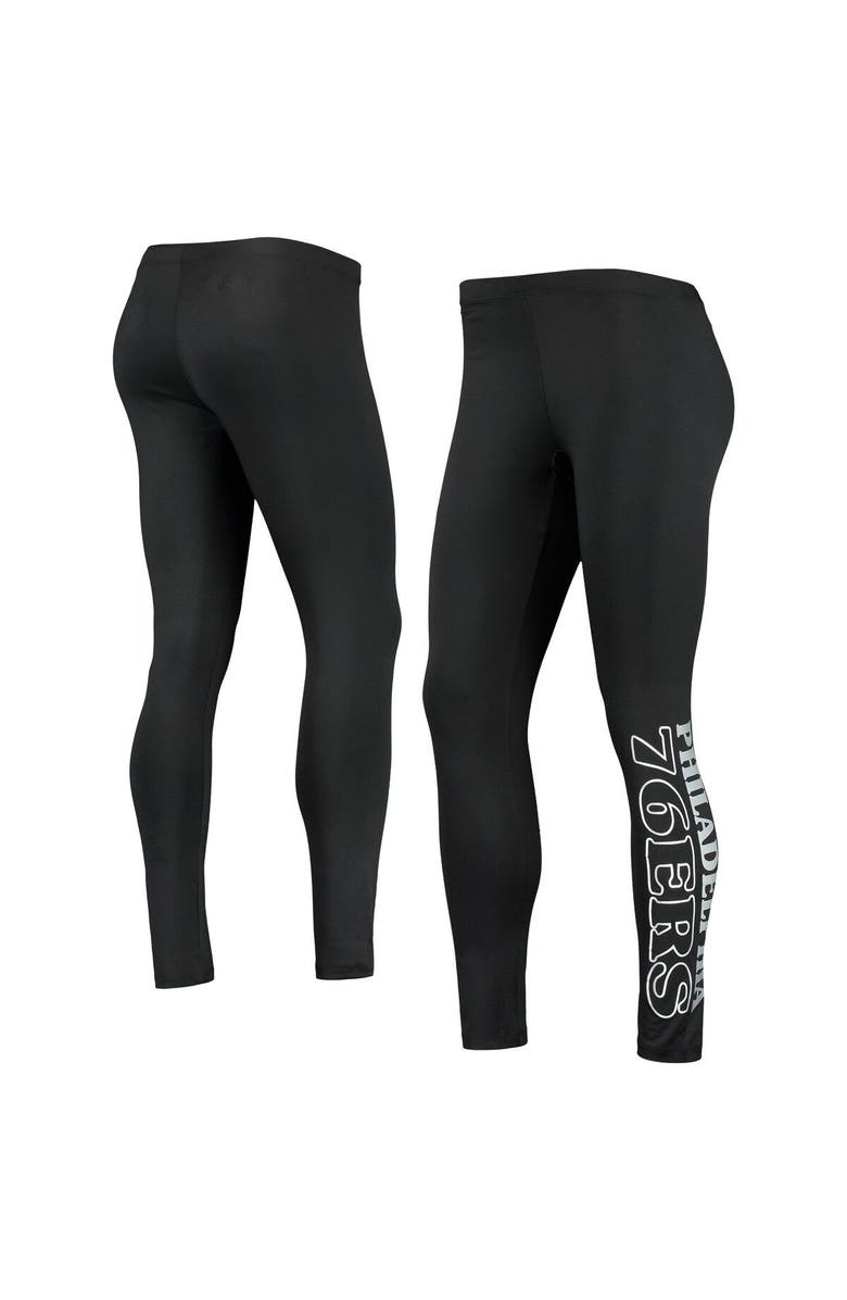 G-III SPORTS BY CARL BANKS Women's G-III Sports by Carl Banks Black Philadelphia 76ers Stadium Leggings, Alternate, color, Black