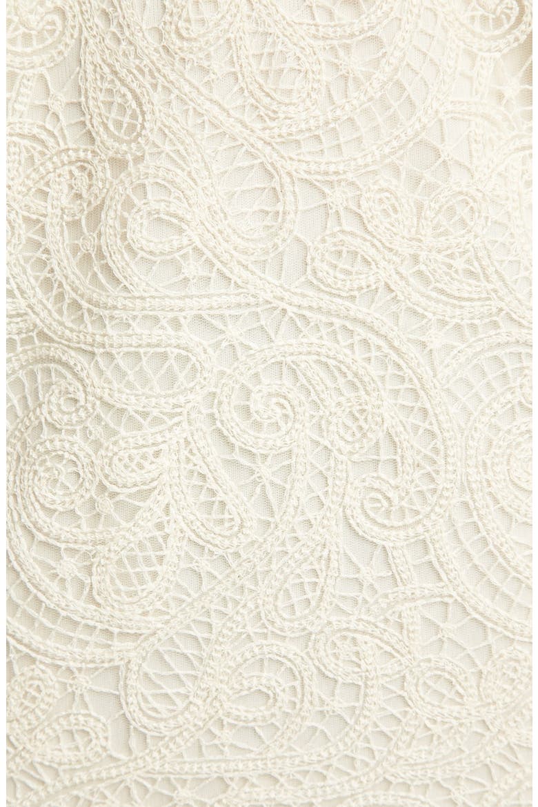 'Elfin' Lace Sheath Dress, Alternate, color, CREAM