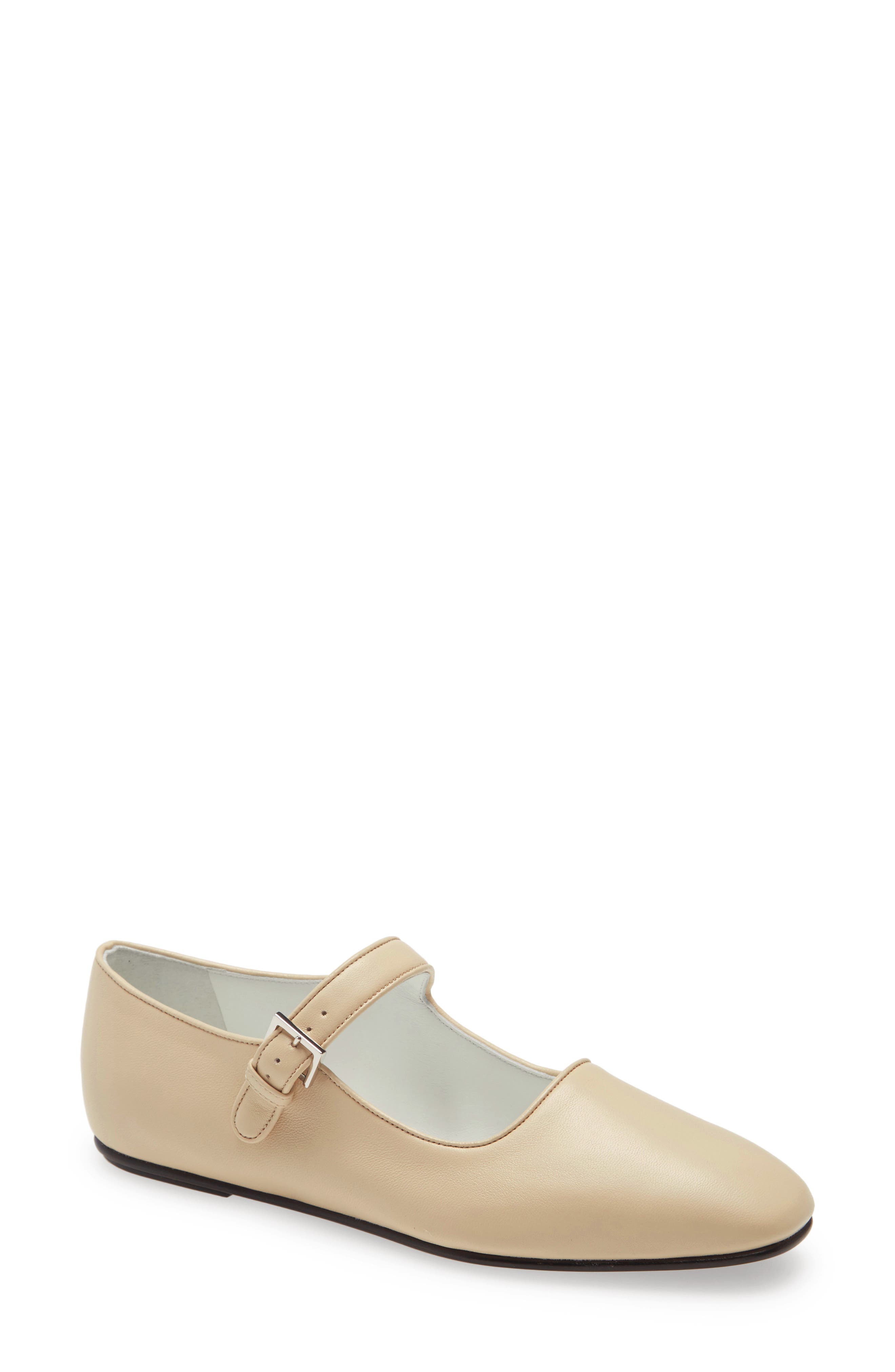 Ava Mary Jane Flat, Main, color, OATMILK