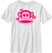 Paul Frank Boys' Julius In Love Graphic Graphic Short Sleeve T-Shirt