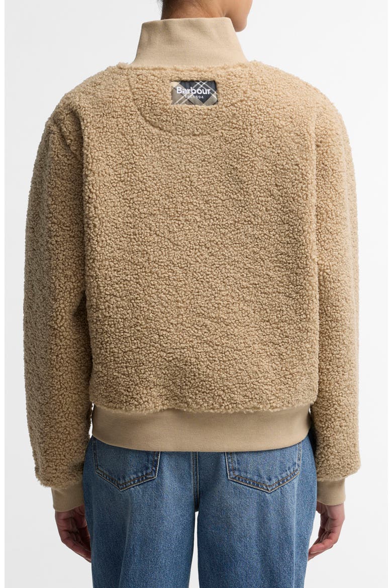 Fawne High Pile Fleece Pullover, Alternate, color, WARM TRENCH