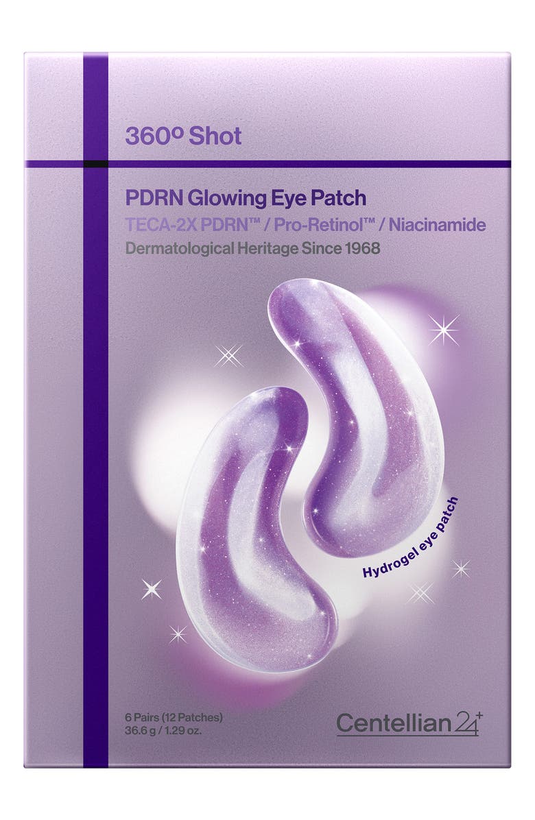 Centellian24 360 Shot PDRN Glowing Eye Patches, Main, color, 