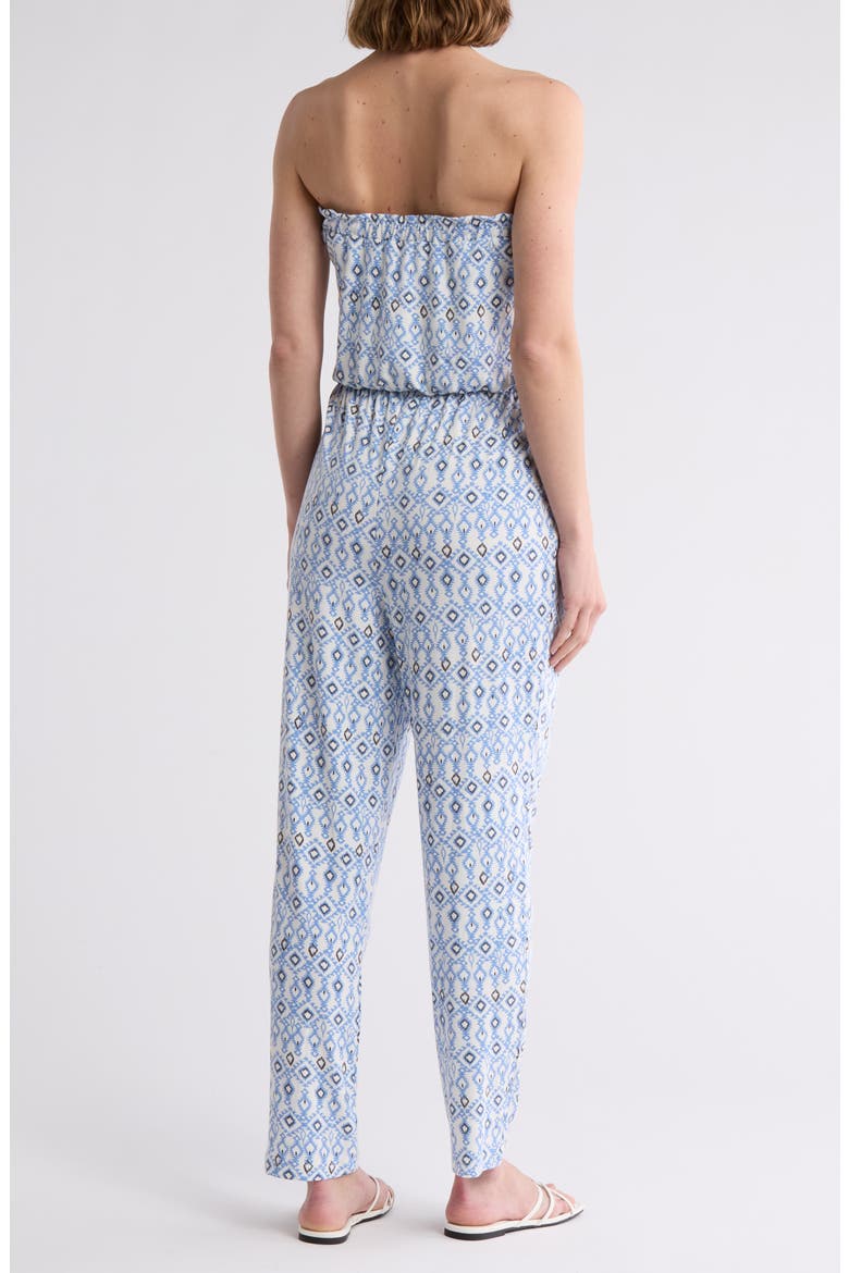 Jackelyn Strapless Jumpsuit, Alternate, color, GEOMETRIC PYTHON