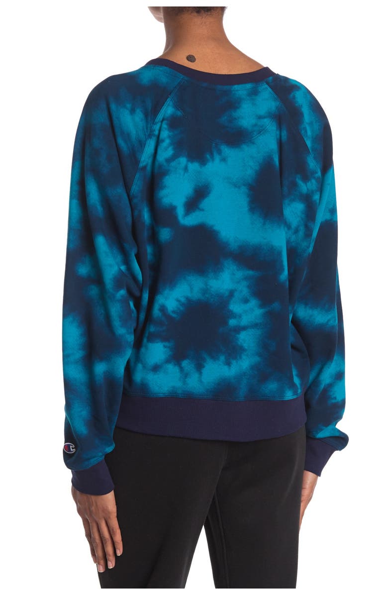 Champion Campus French Terry Crop Sweatshirt, Alternate, color, 