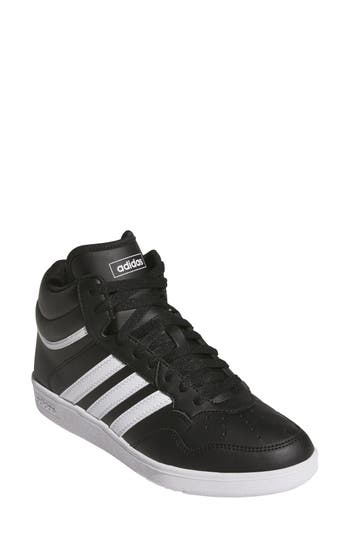Adidas Originals Adidas Hoops 4.0 Mid Sportswear Basketball Sneaker In Black/white/black