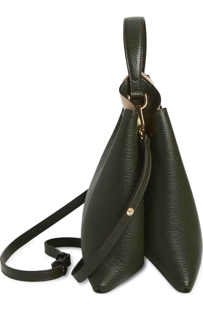 Ree Projects Elieze Medium Leather Handbag, Alternate, color, Deep Moss