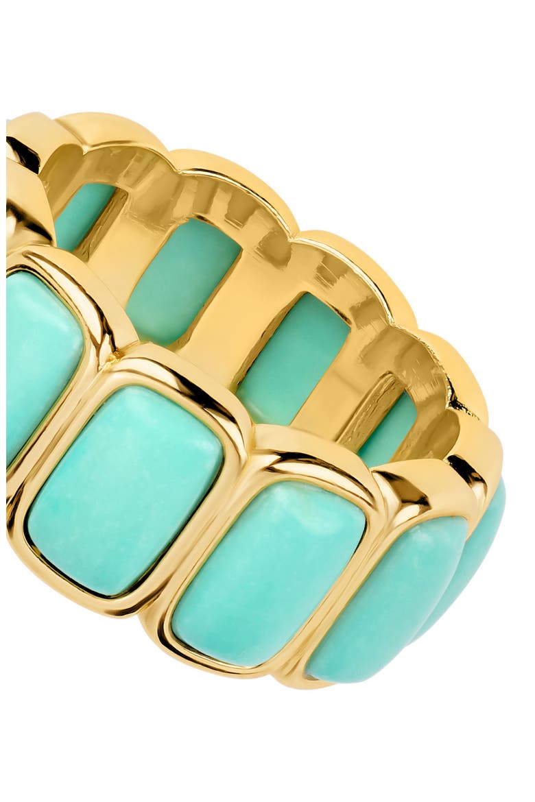 Howlite Bezel Ring, Alternate, color, GOLD