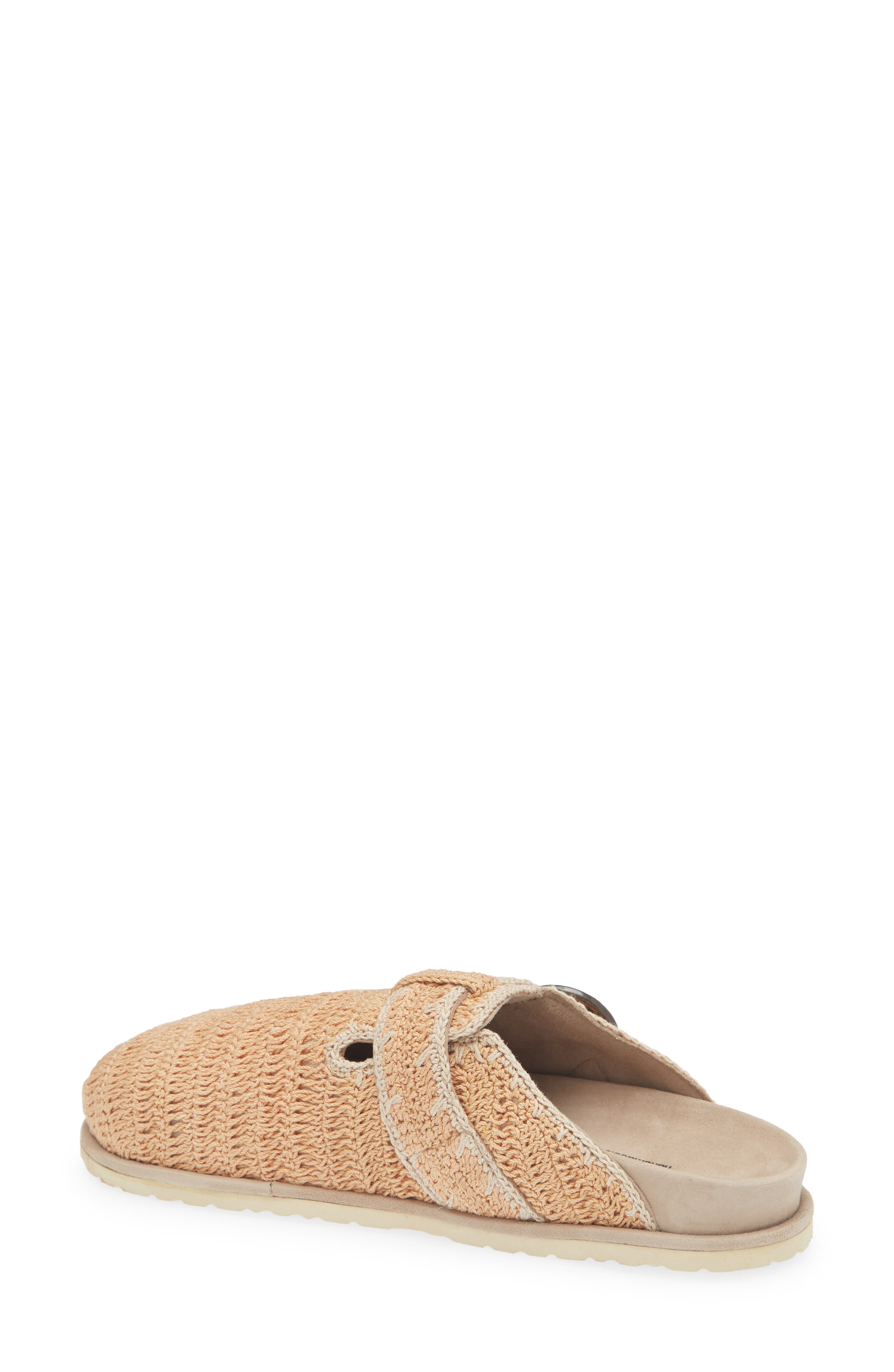 Drift Crochet Slide Sandal, Alternate, color, BEIGE / NATURAL