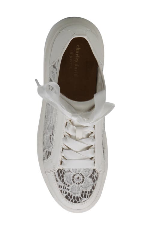 Charles David Swanny Sneaker In White