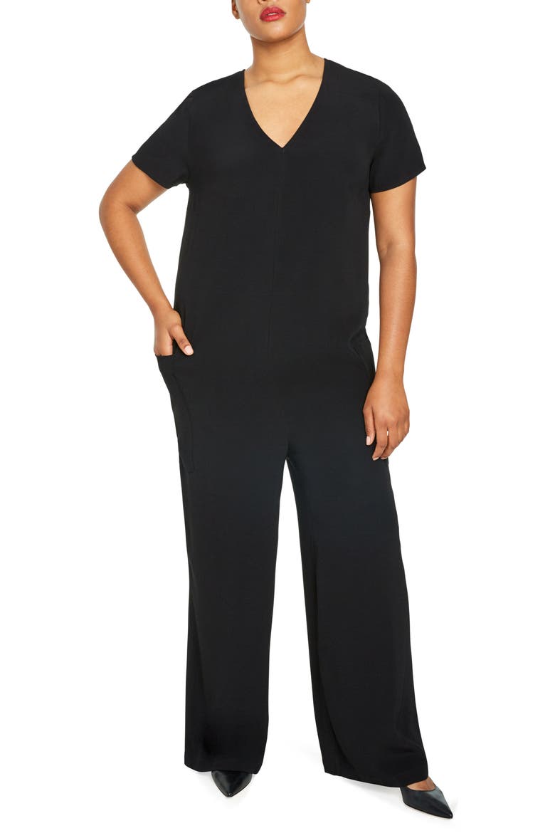 Enza Jumpsuit, Main, color, BLACK