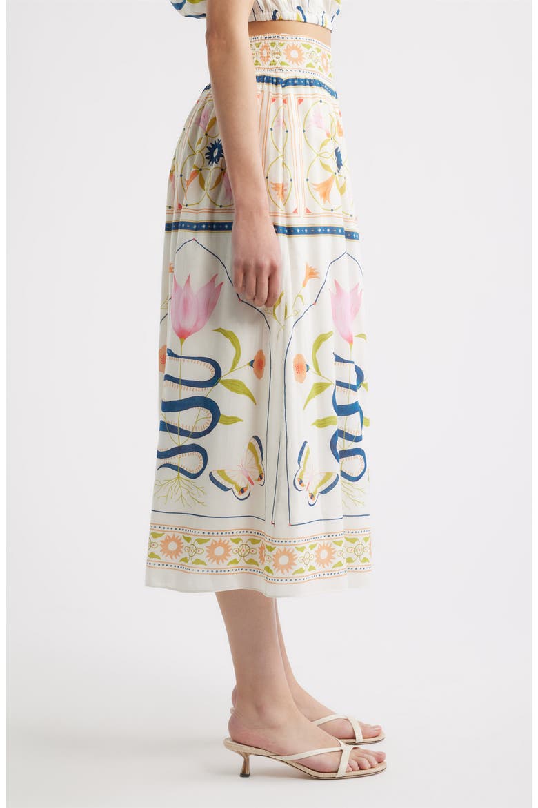 Elliott Print Midi Skirt, Alternate, color, MONTECITO PRINT