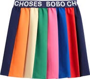 Bobo Choses Kid" Pleated Colorblock Skirt