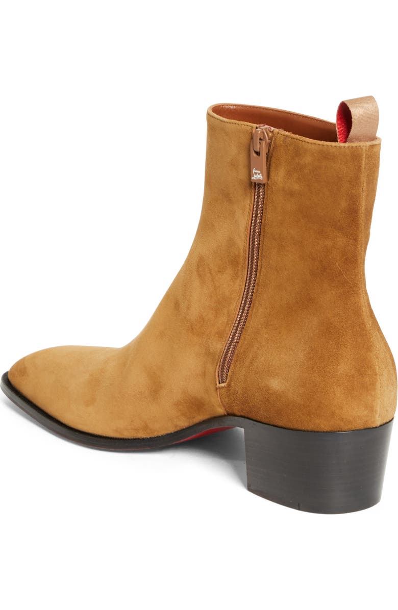 Christian Louboutin Ziggissimo Forever Ankle Boot, Alternate, color, Rhea