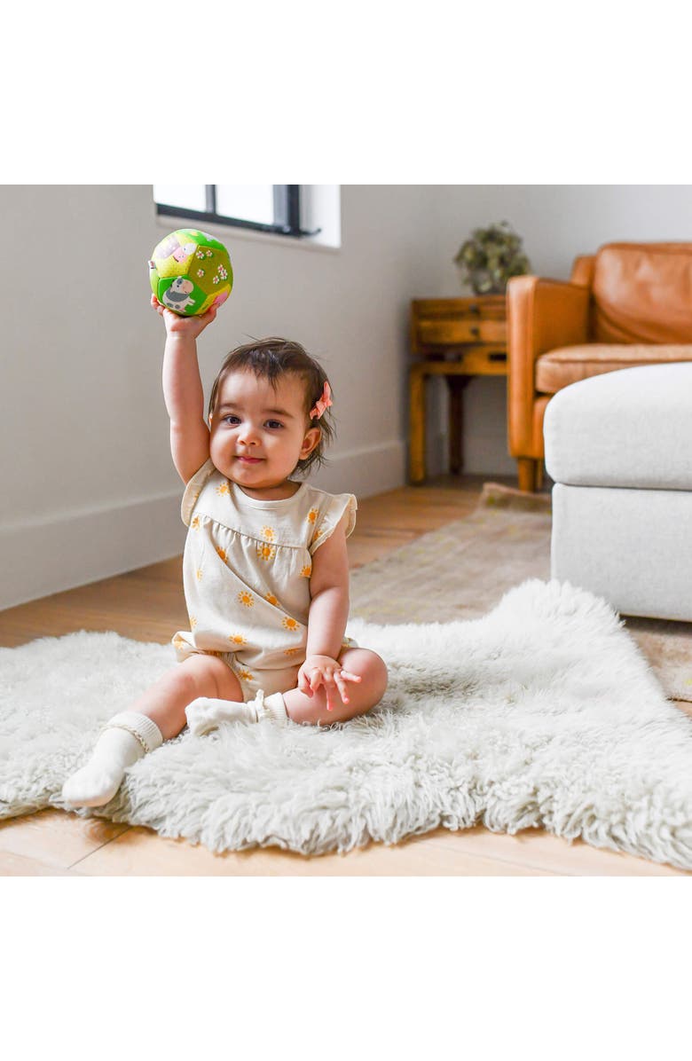 HABA Baby Ball on The Farm 4.5" for Babies 6 Months and Up, Alternate, color, Multi