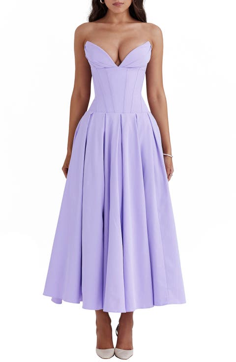 Lady Strapless Cocktail Dress