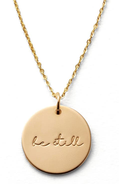 Pause Collection Disc Necklace