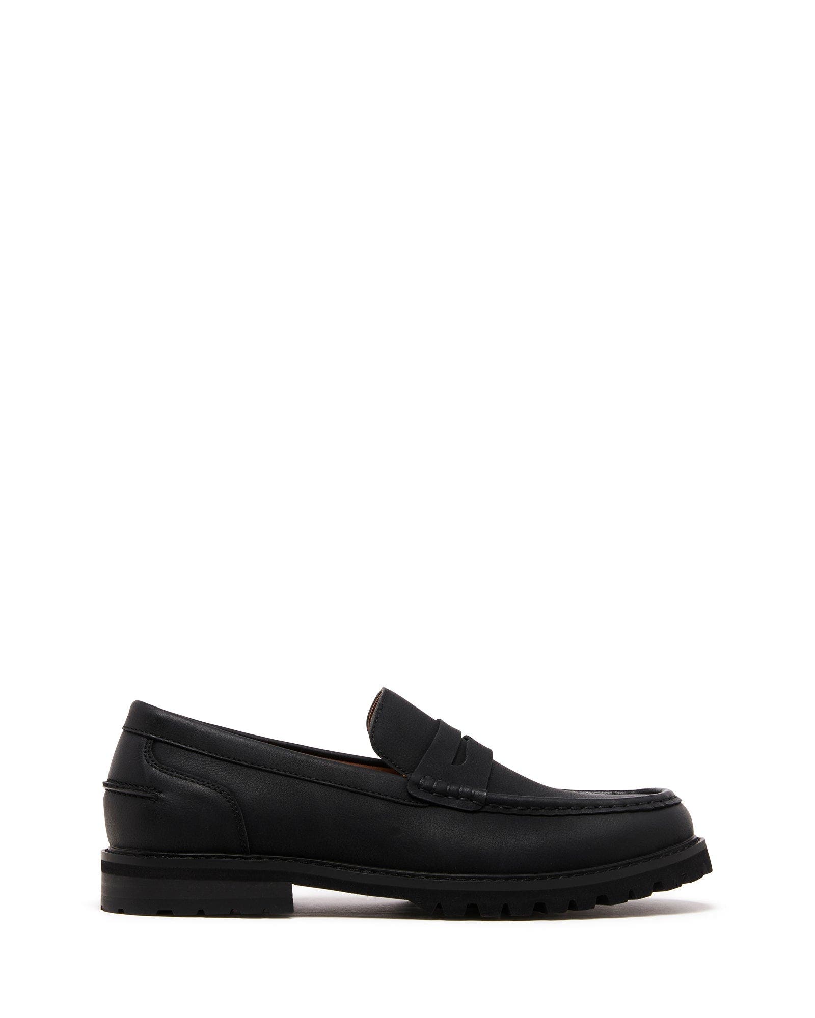 Uncut Hackney Loafer, Main, color, Black Pu