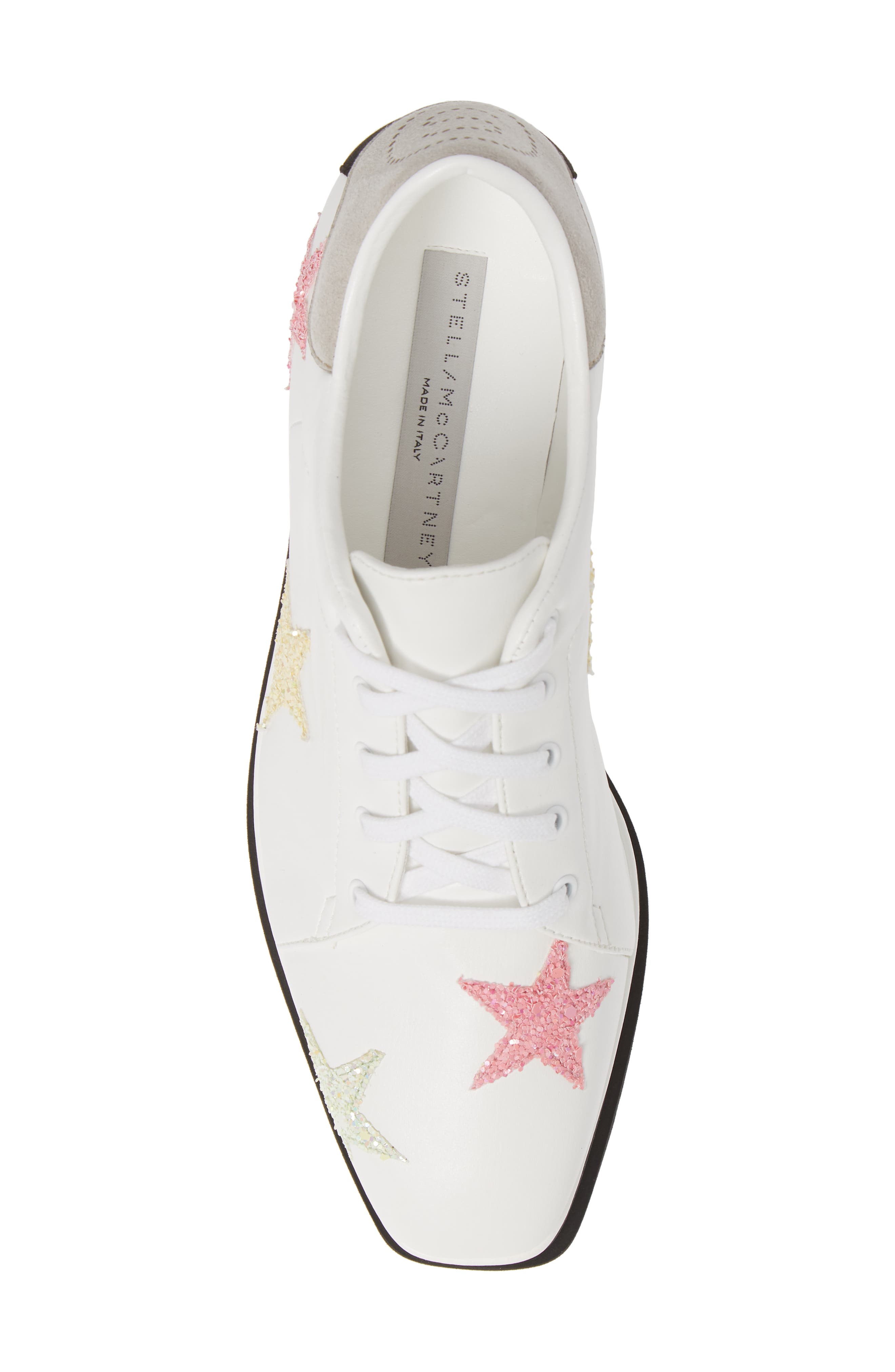Elyse Platform Sneaker, Alternate, color, WHITE/ MULTI