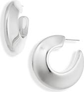 Cara Chunky Statement Hoop Earrings