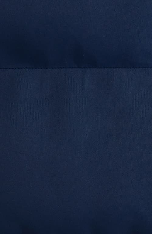 Off Season Nfl Team Water Repellent Long Puffer Coat In Blue