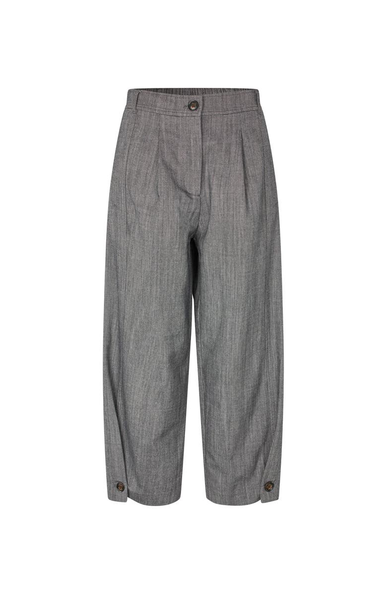 Masai Copenhagen Punna Cropped Button Fastening Pants, Alternate, color, Dark Denim