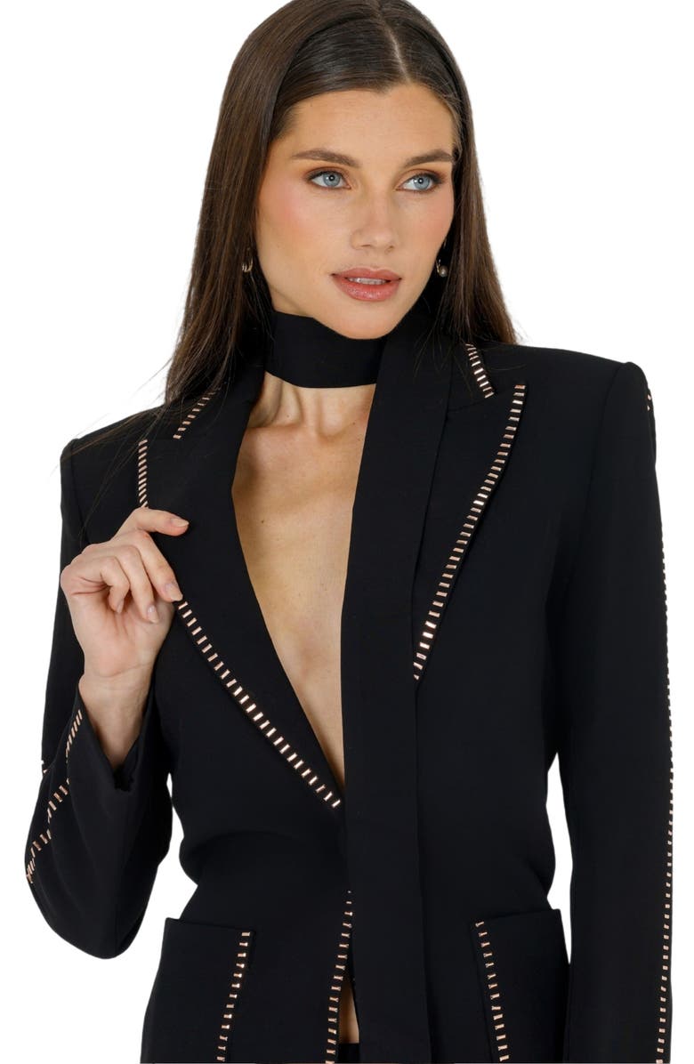 AKALIA Brisa Blazer with Belt, Main, color, 