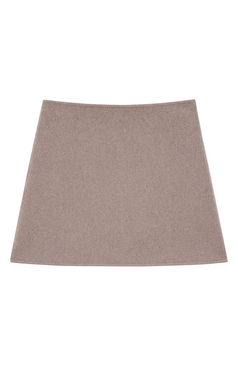 Theory Wool & Cashmere Miniskirt, Alternate, color, Cindr Mel