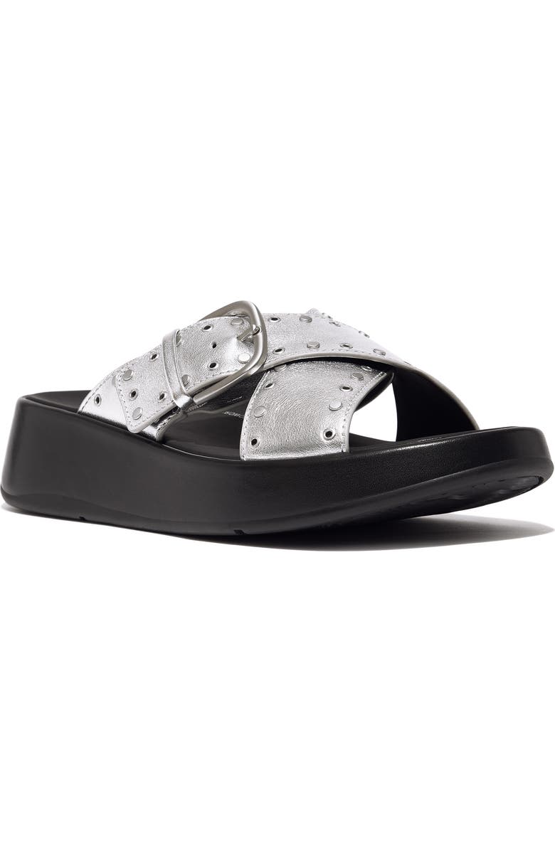 FitFlop F-Mode Platform Slide Sandal, Main, color,