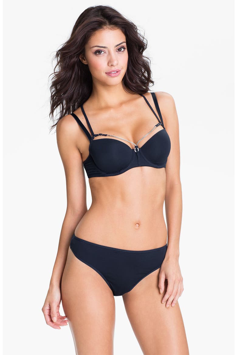 'Calder' Underwire Balconette Bra, Alternate, color, NIGHT BLUE