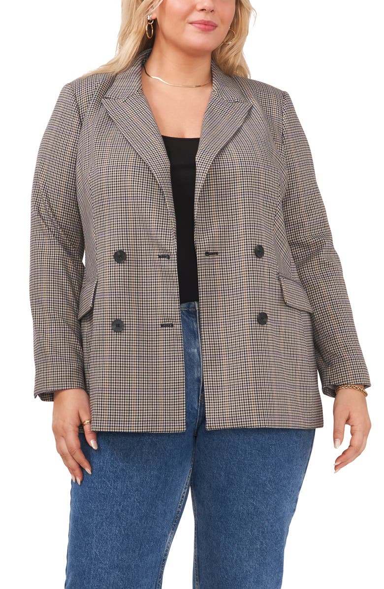 1.STATE Plaid Double Breasted Blazer, Main, color, 