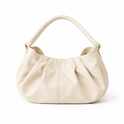 Roszuar Liora Sculptural Leather Shoulder Bag In Red
