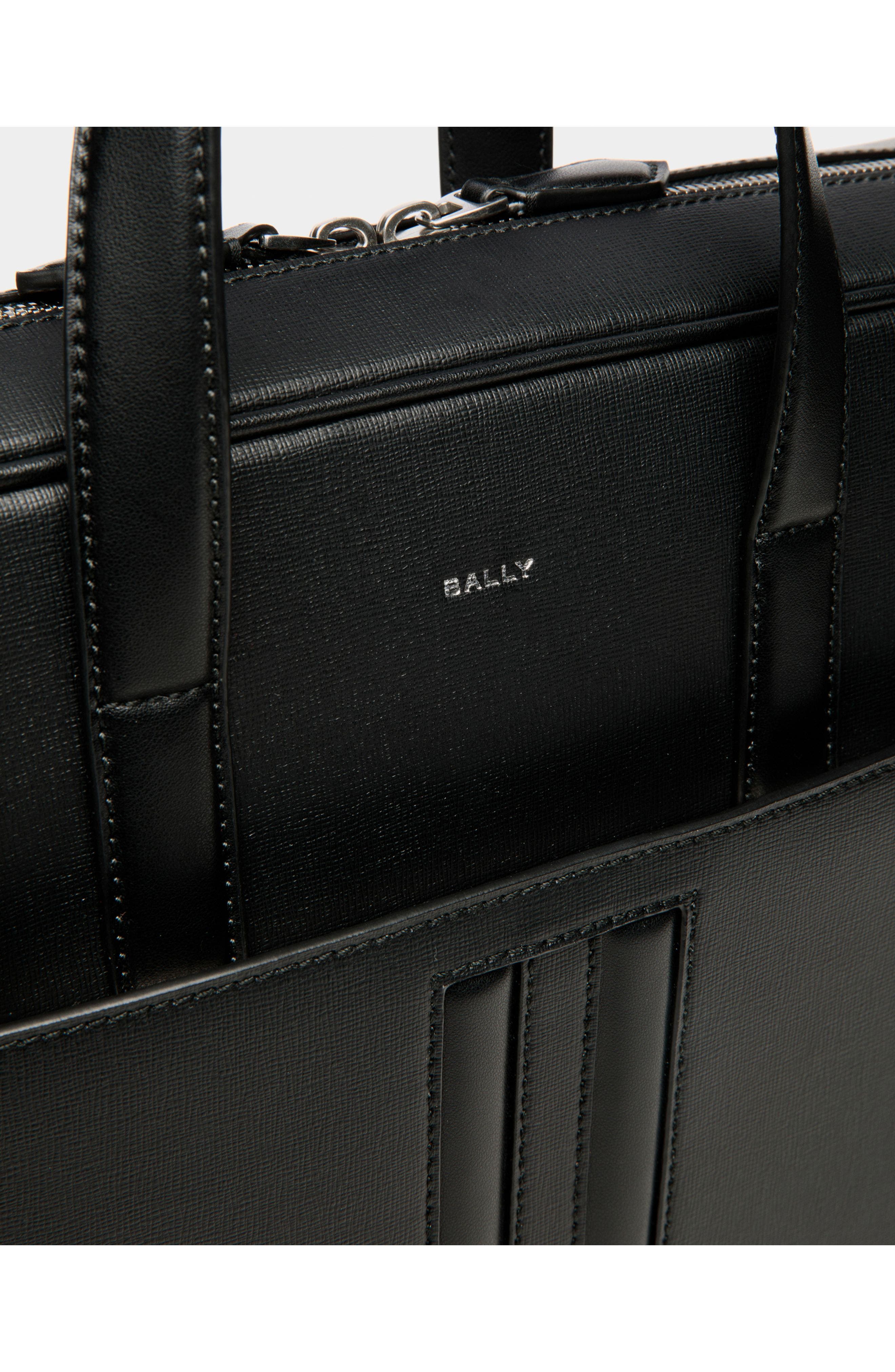 Bally Mythos Briefcase, Alternate, color, Black+Palladio