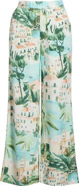 SUGARLIPS Piti Town Snipy High Waist Wide Leg Pants