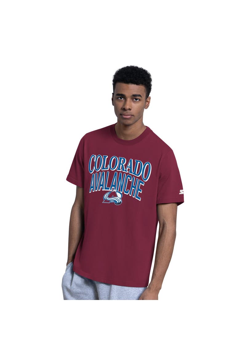 Men's Starter  Burgundy/Heather Gray Colorado Avalanche Two-Pack T-Shirt Set, Alternate, color, Burgundy