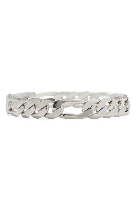 Large Figaro Chain Bracelet