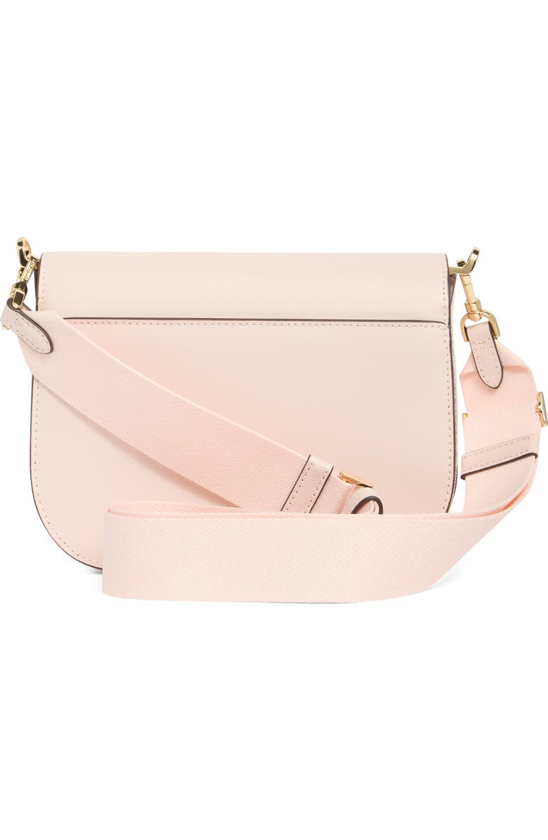 Kate Spade New York madison saffiano leather saddle bag, Alternate, color, Powdered Sugar