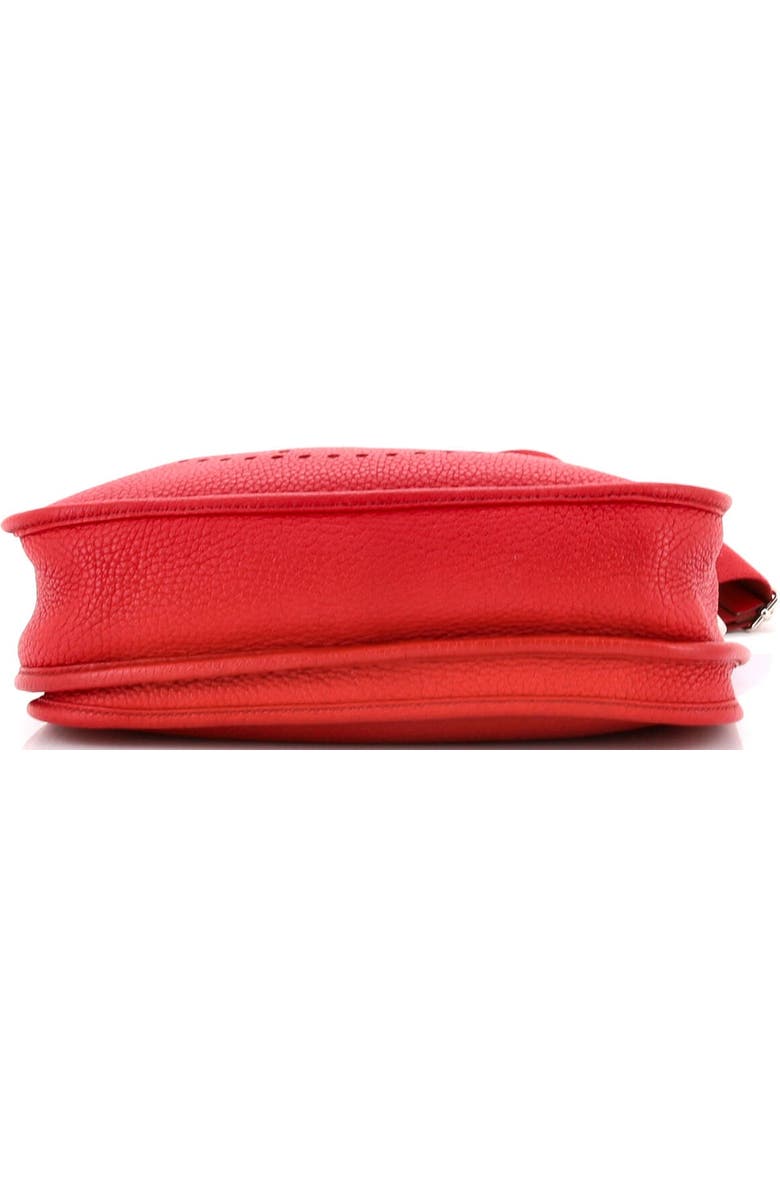 Pre-Owned Hermes Evelyne Bag Gen III Clemence PM, Alternate, color, Rouge Garance