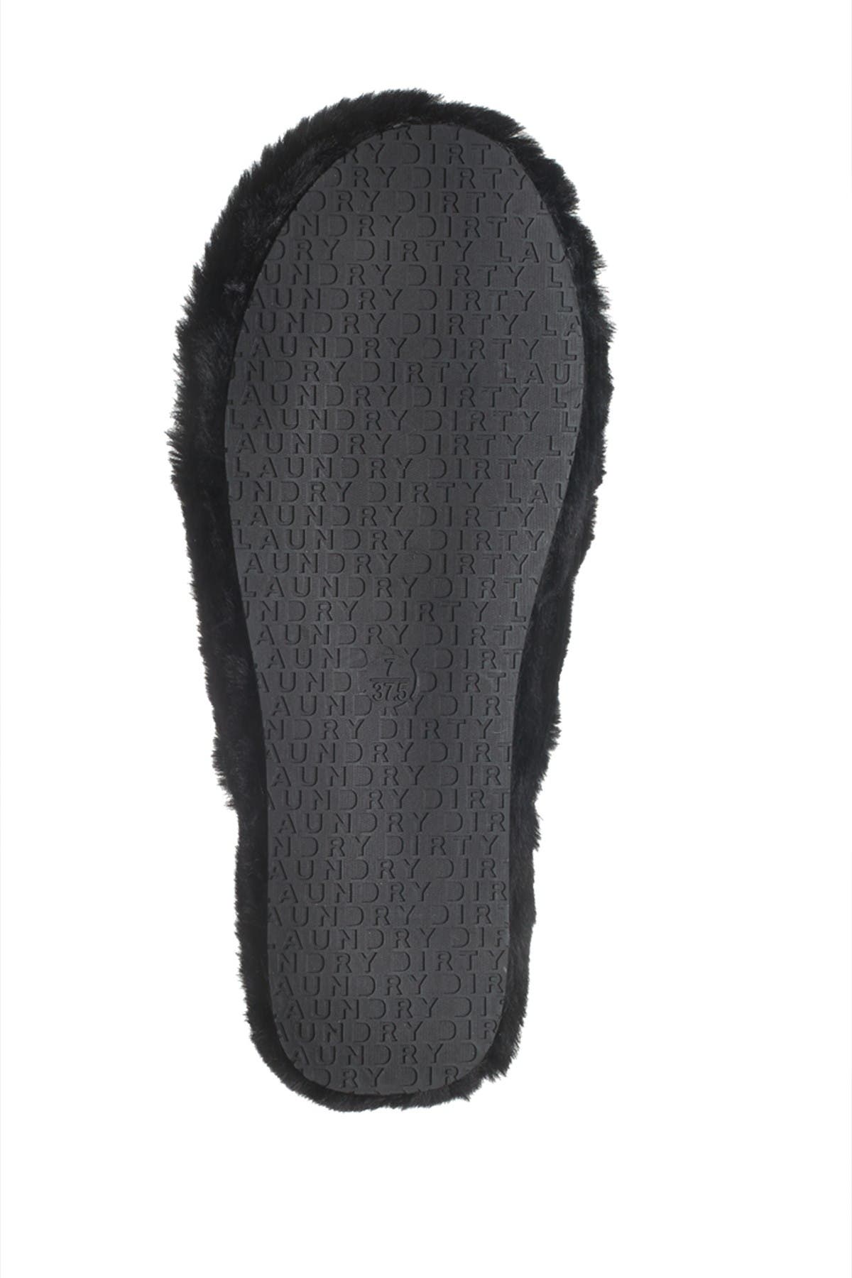 Dirty Laundry Come Out Faux Fur Slipper, Alternate, color, 