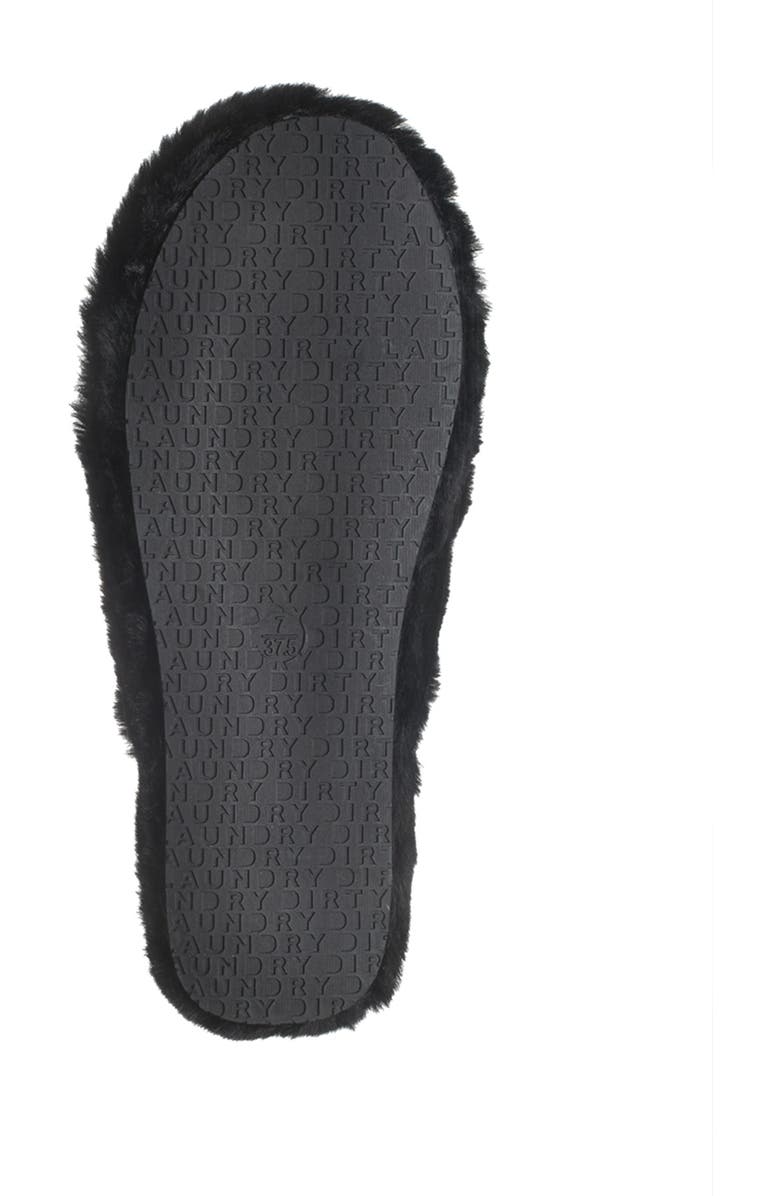Dirty Laundry Come Out Faux Fur Slipper, Alternate, color,