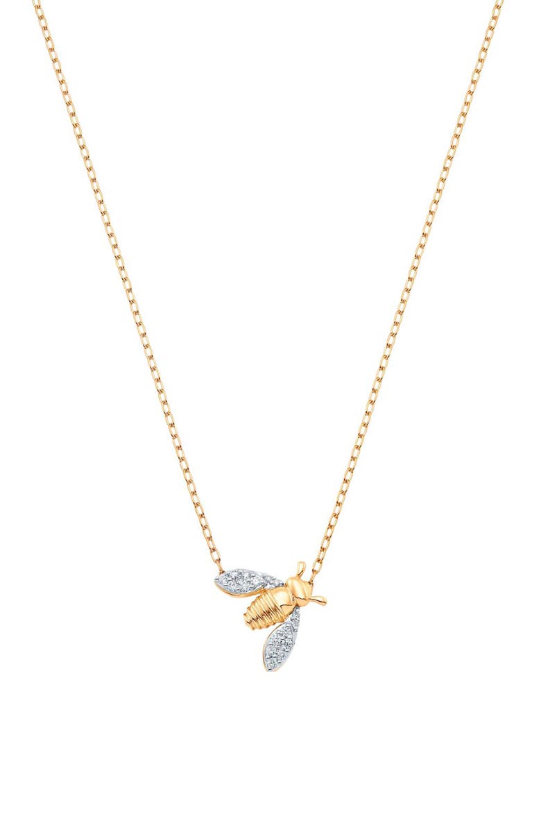 Sara Weinstock Queen Bee Pendant Necklace, Main, color, 