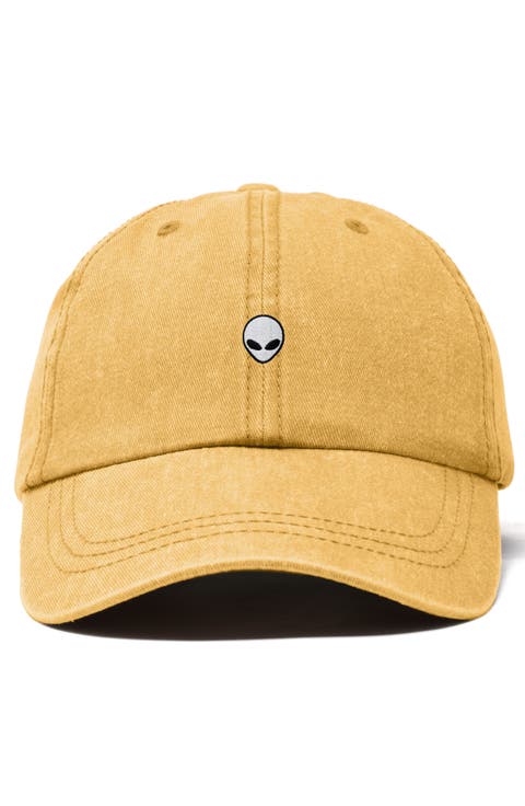 Mens Lil Alien Cotton Dad Cap