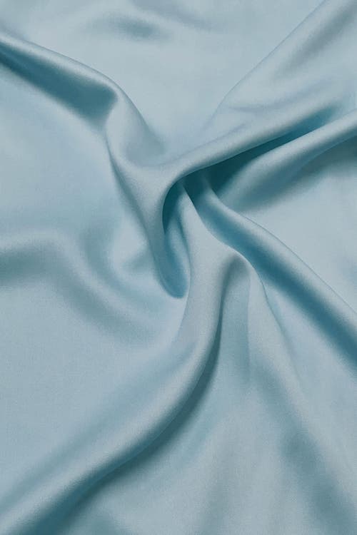 Bedvoyage Luxury 100% Viscose Cooling Fitted Sheet In Sky