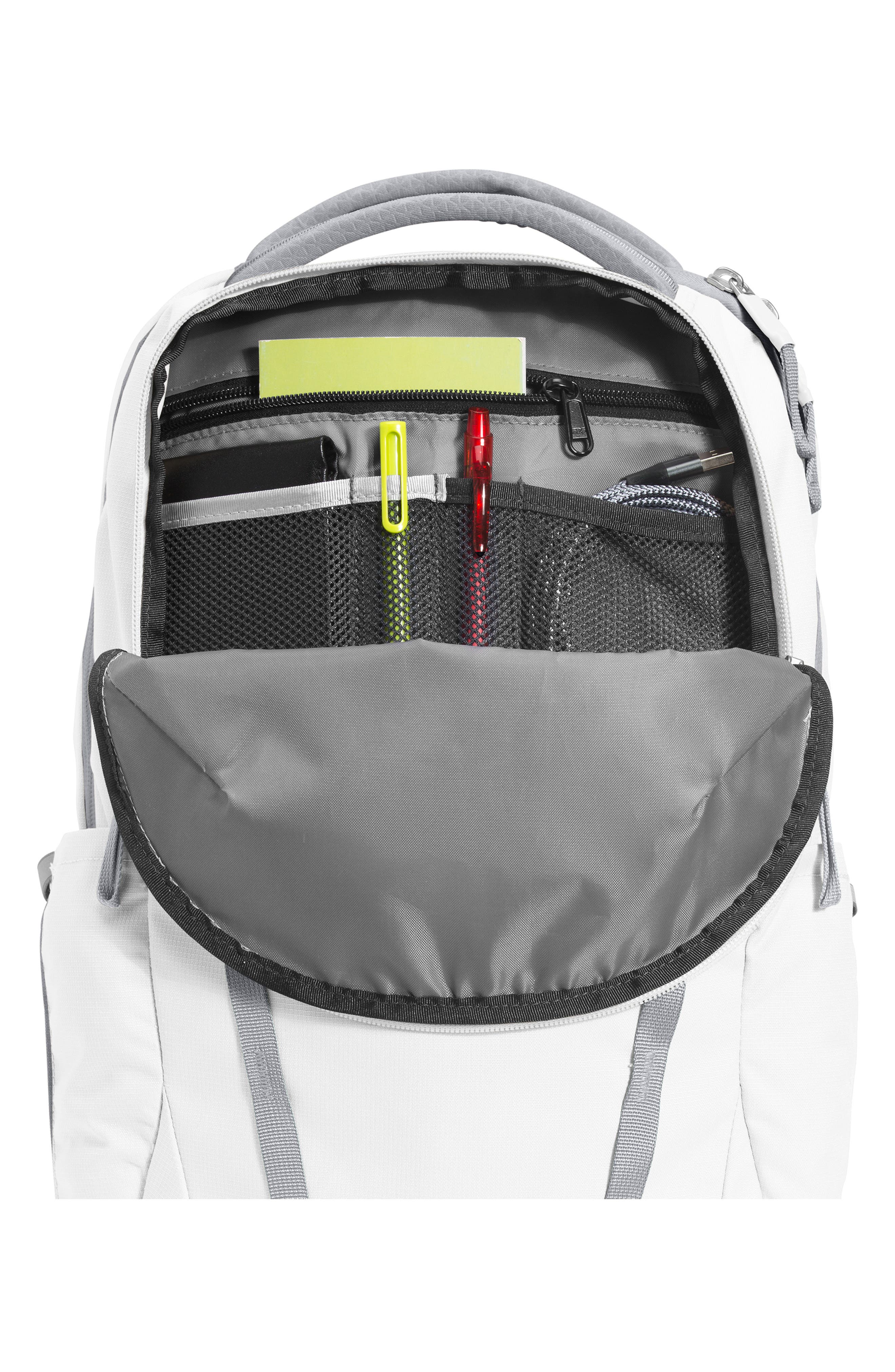 Vault Backpack, Alternate, color, TNF WHITE METALLIC M/ LANGE