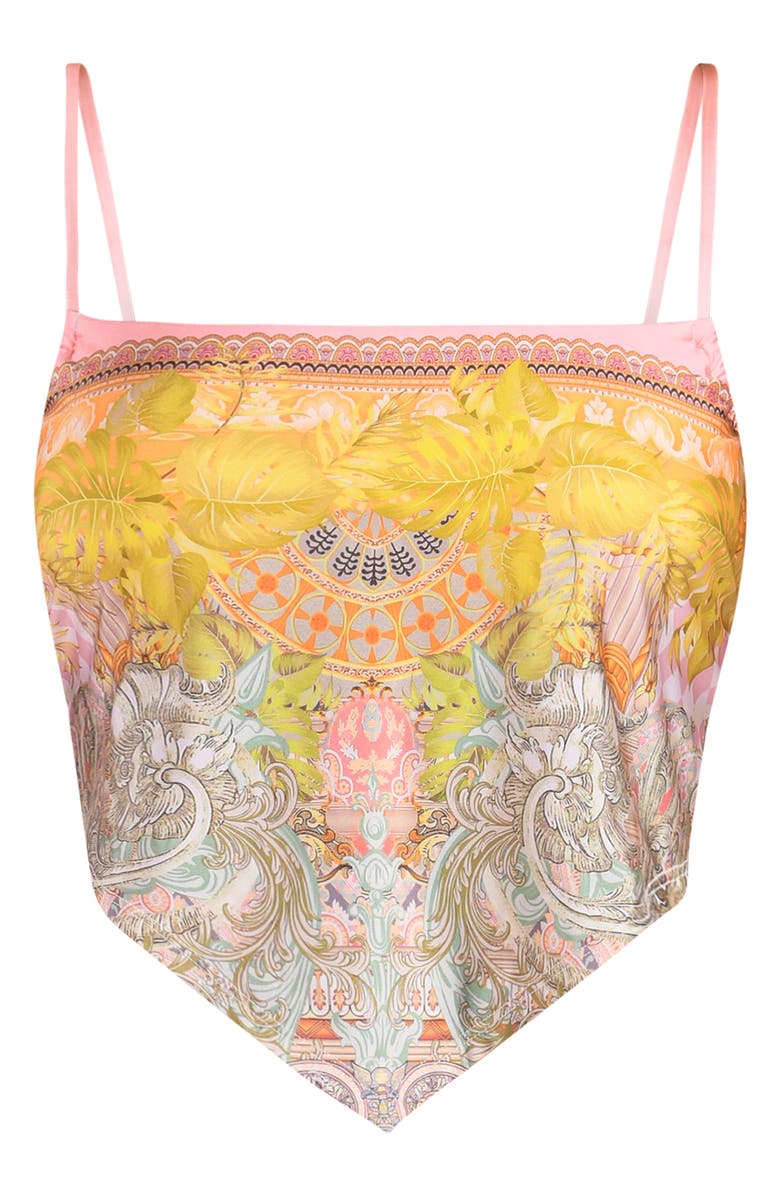 Sunshine 79 Dreamland Handkerchief Bikini Top, Alternate, color, Beige Multi