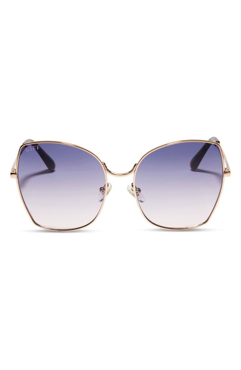 DIFF Lonna 57mm Butterfly Sunglasses, Main, color,