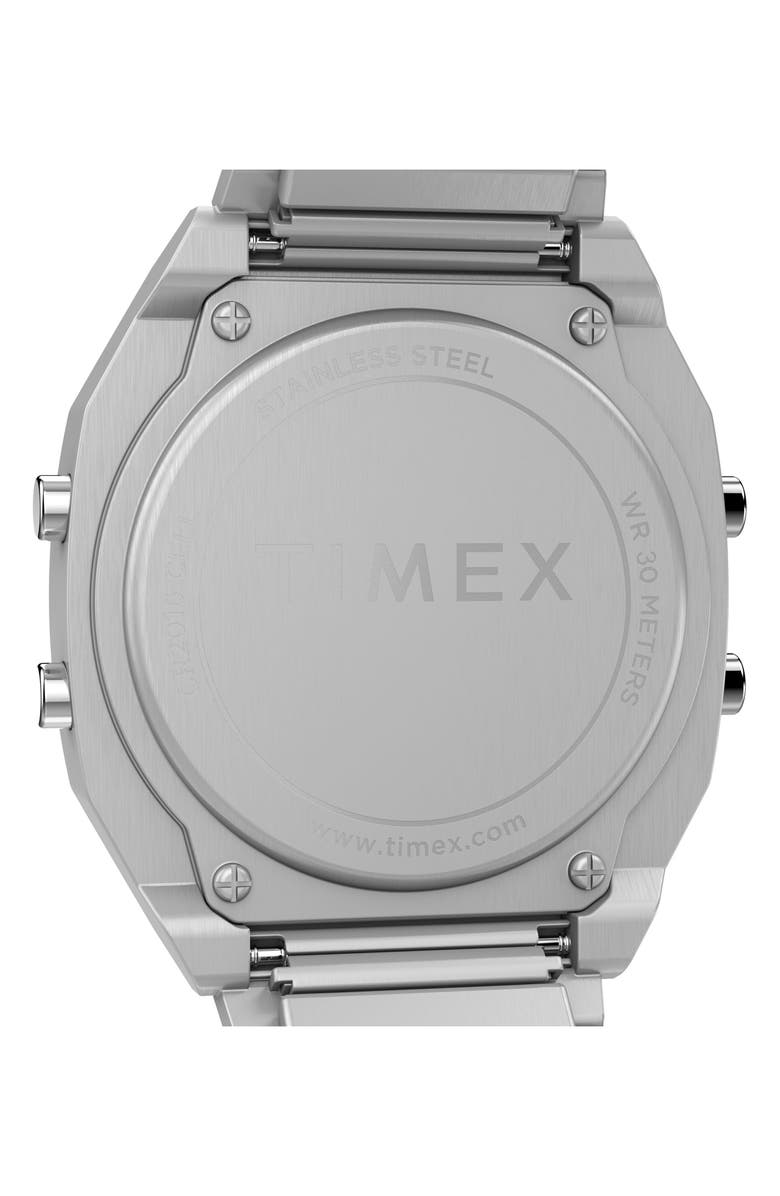 Timex<sup>®</sup> T80 Digital Chronograph Bracelet Watch, 36.5mm, Alternate, color,