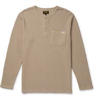 Seager Co Sawpit Long Sleeve Cotton Thermal Henley