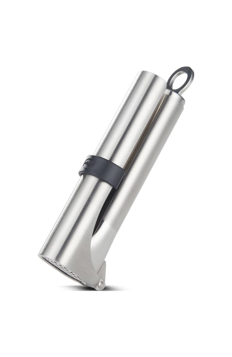 Rosle Stainless Steel Slim Mincing Garlic Press, Main, color, Silver