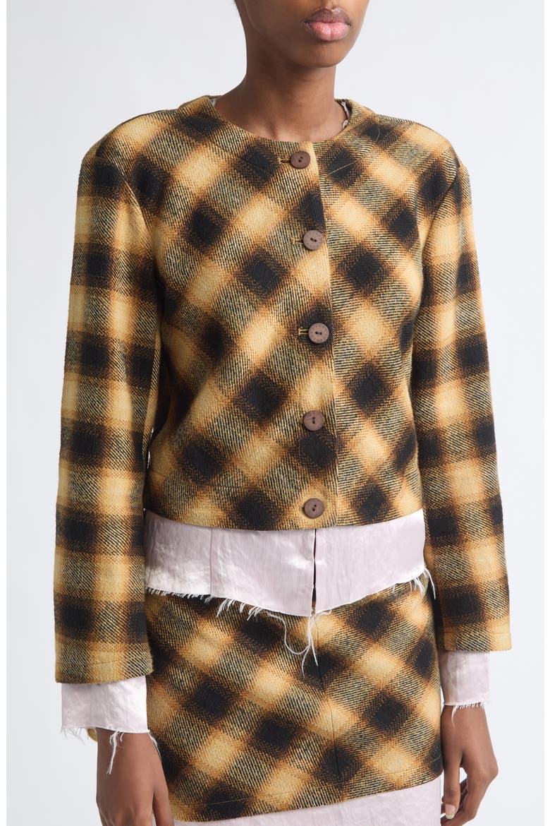 Double Cotton Jacket, Alternate, color, HOLLYHOCK
